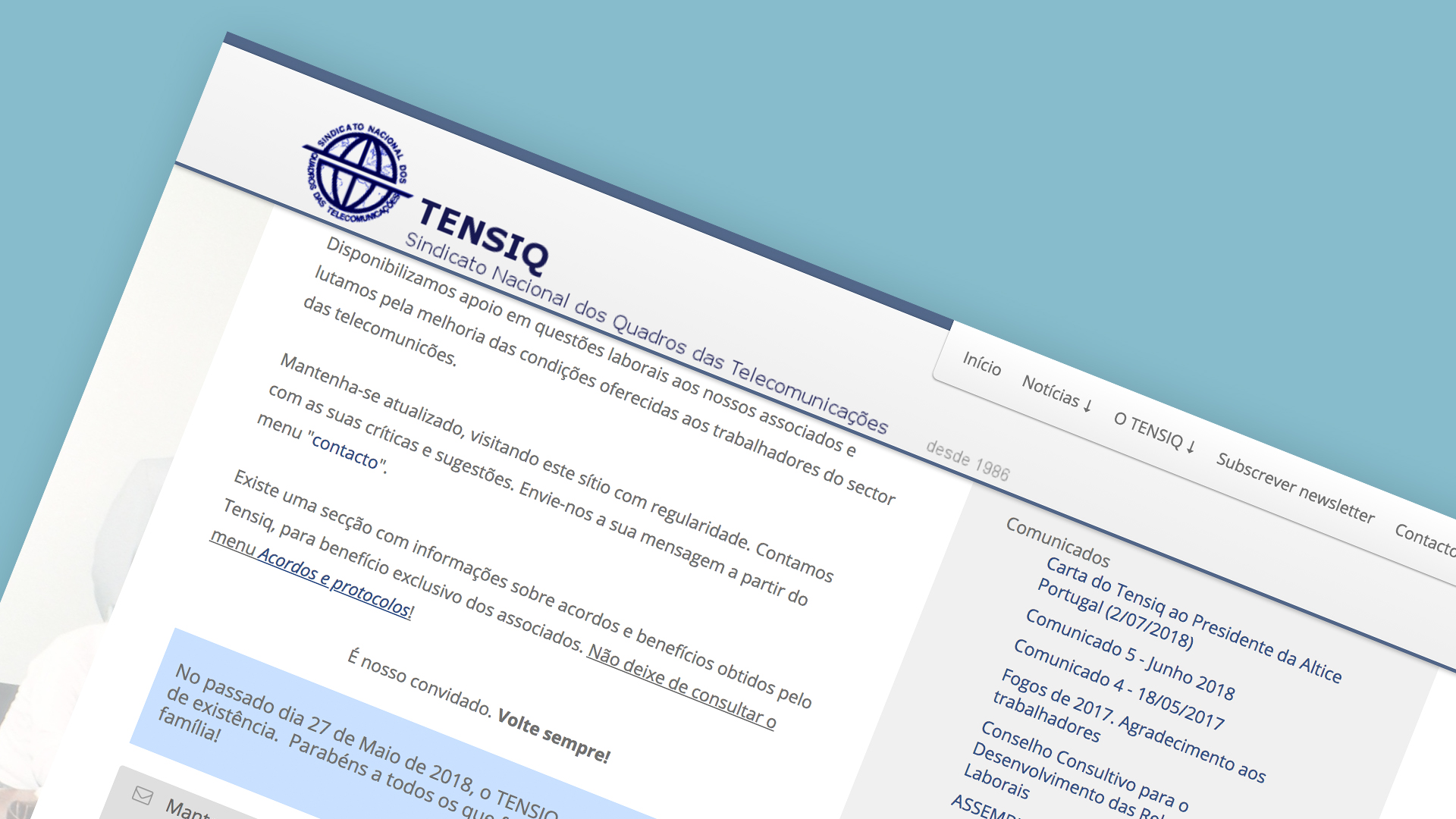 TENSIQ - Sindicato Nacional dos Quadros das Telecomunicações