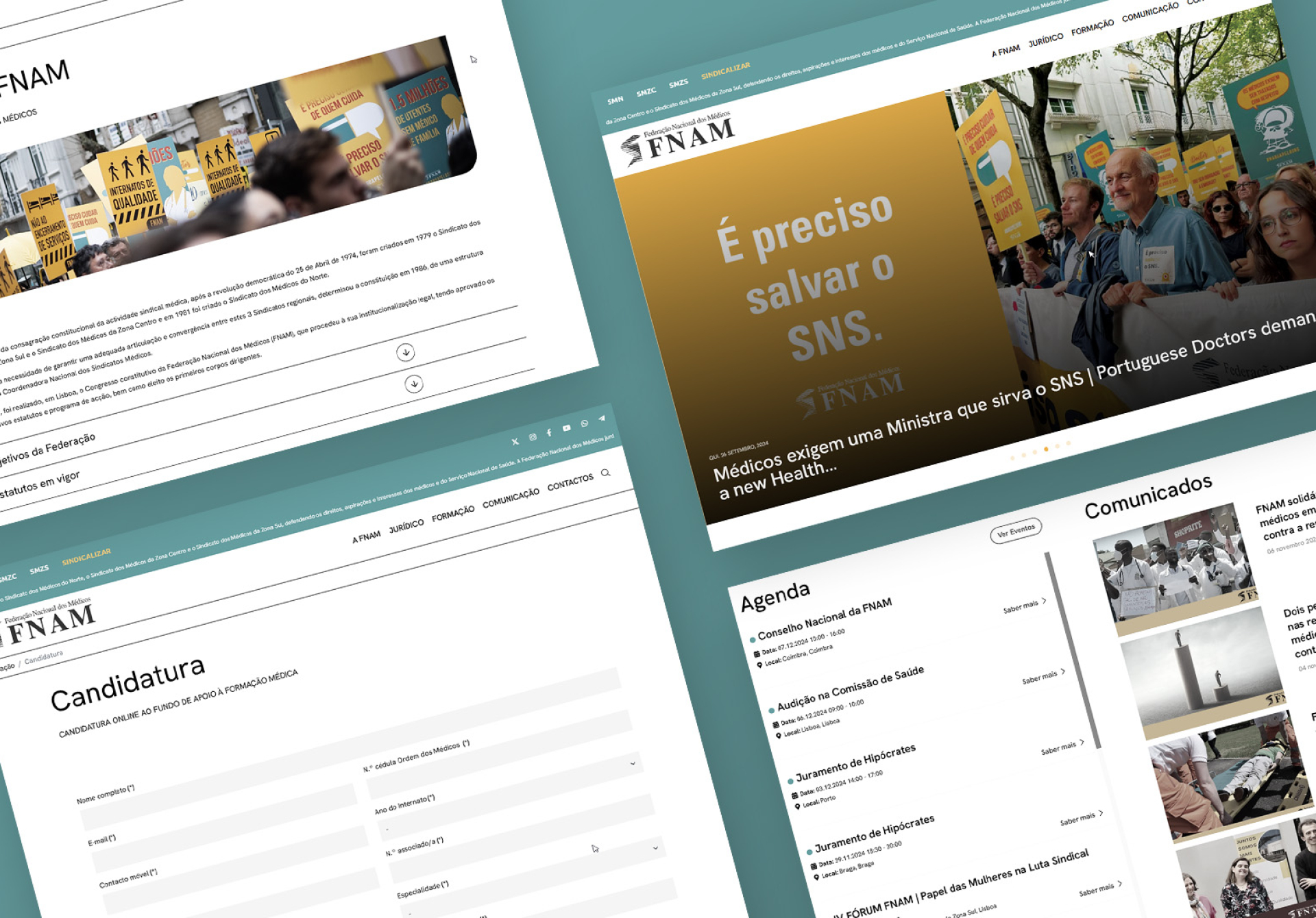 Novo website da FNAM já está online!